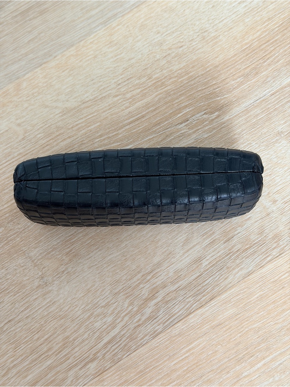 Bottega Veneta Inspired Woven Leather Glasses Case Intrecciato Sunglasses Holder - Picture 2 of 8
